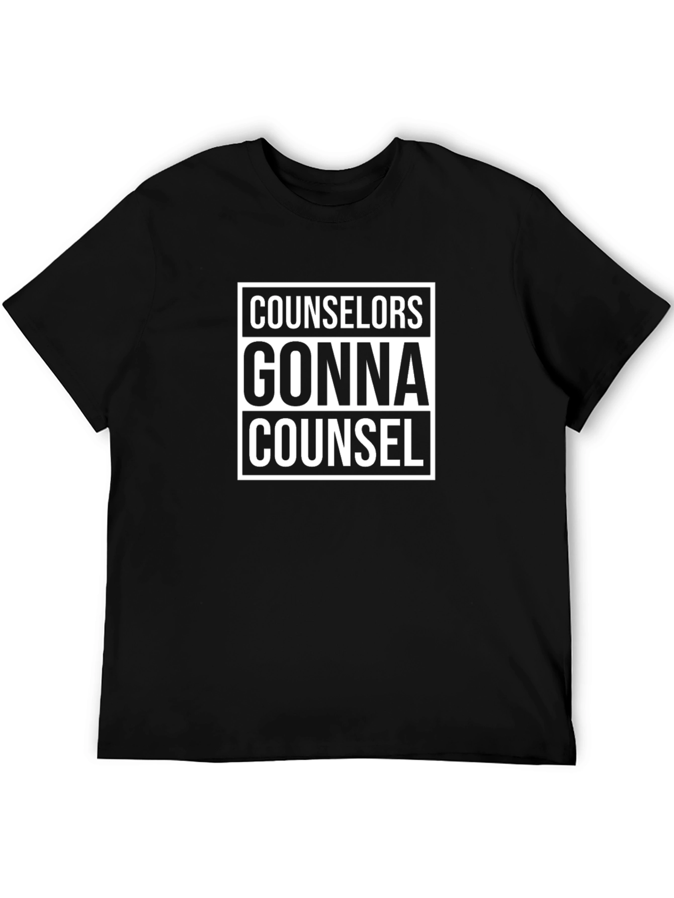 Counselors Gonna Counsel Black T-Shirt