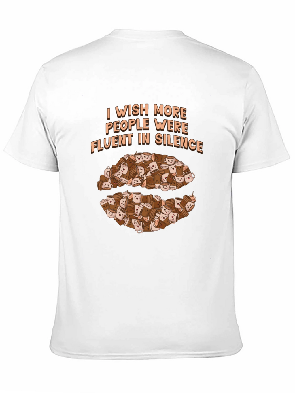 Fluent in Silence Coffee T-Shirt - Introvert Apparel