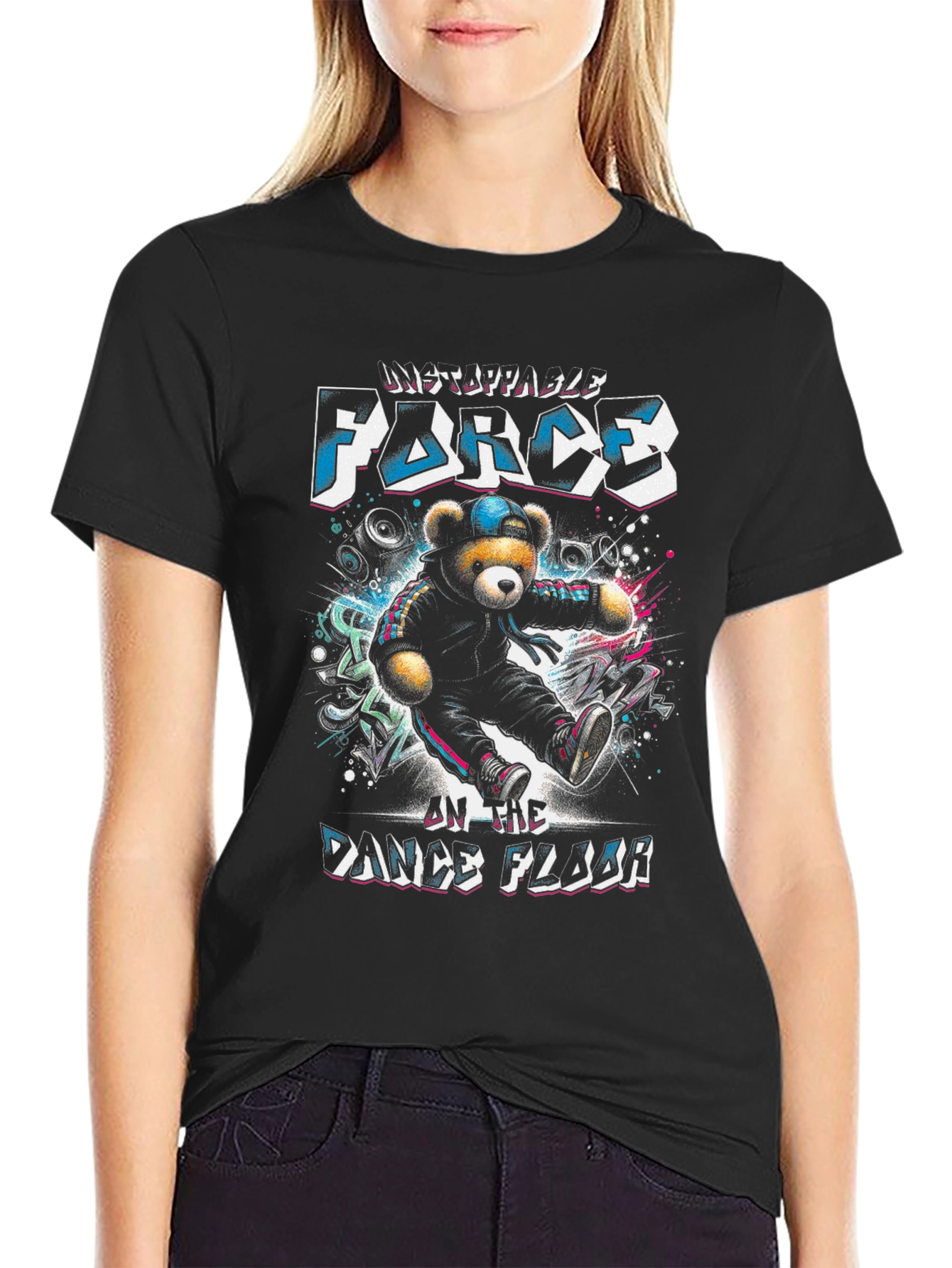 Unstoppable Force Dance Floor Graphic Tee