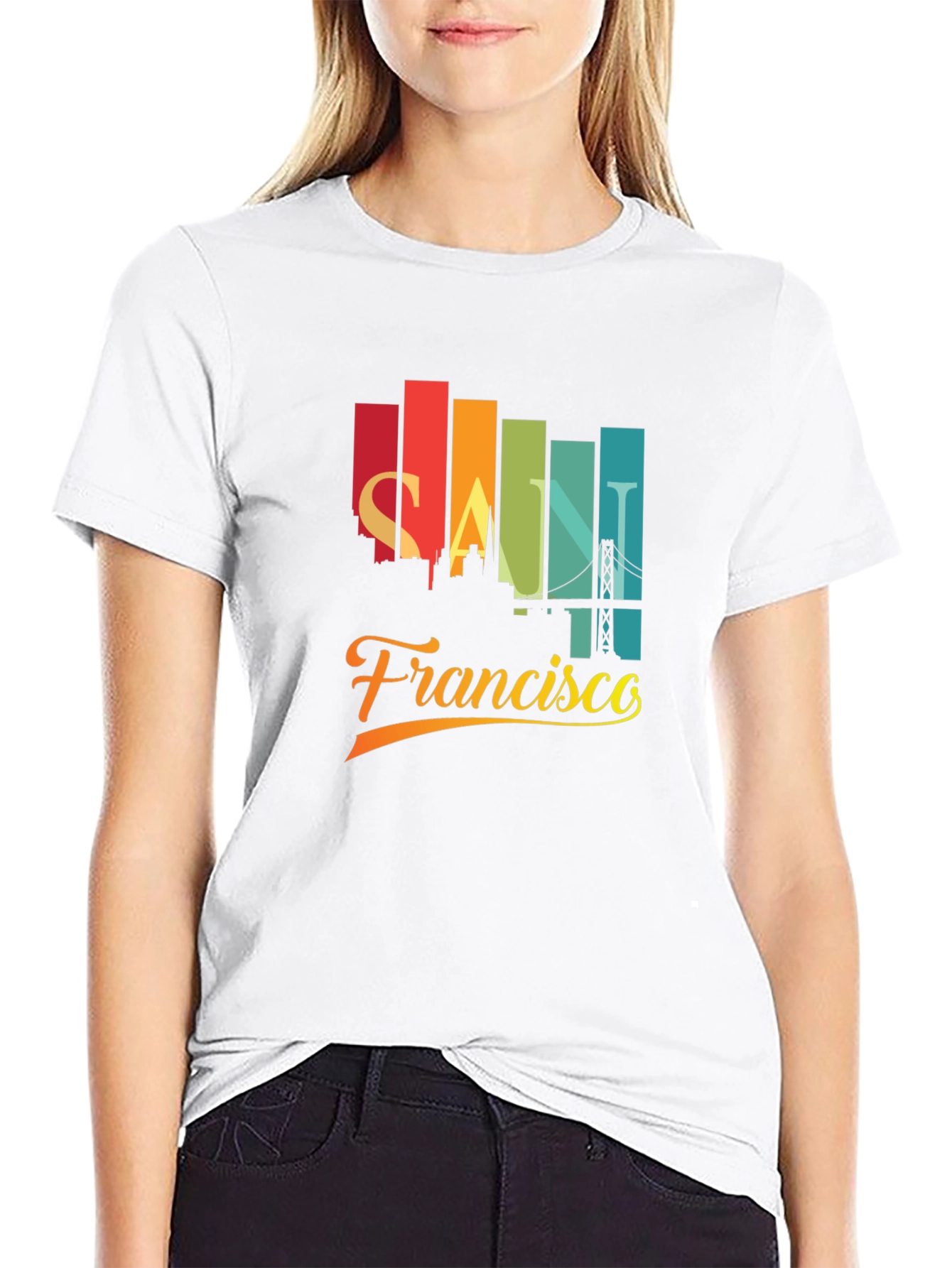San Francisco Skyline Graphic T-Shirt