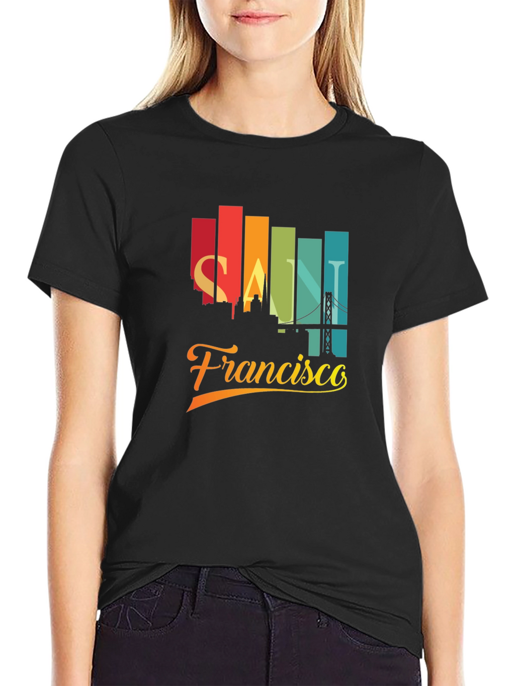 San Francisco Skyline Graphic T-Shirt