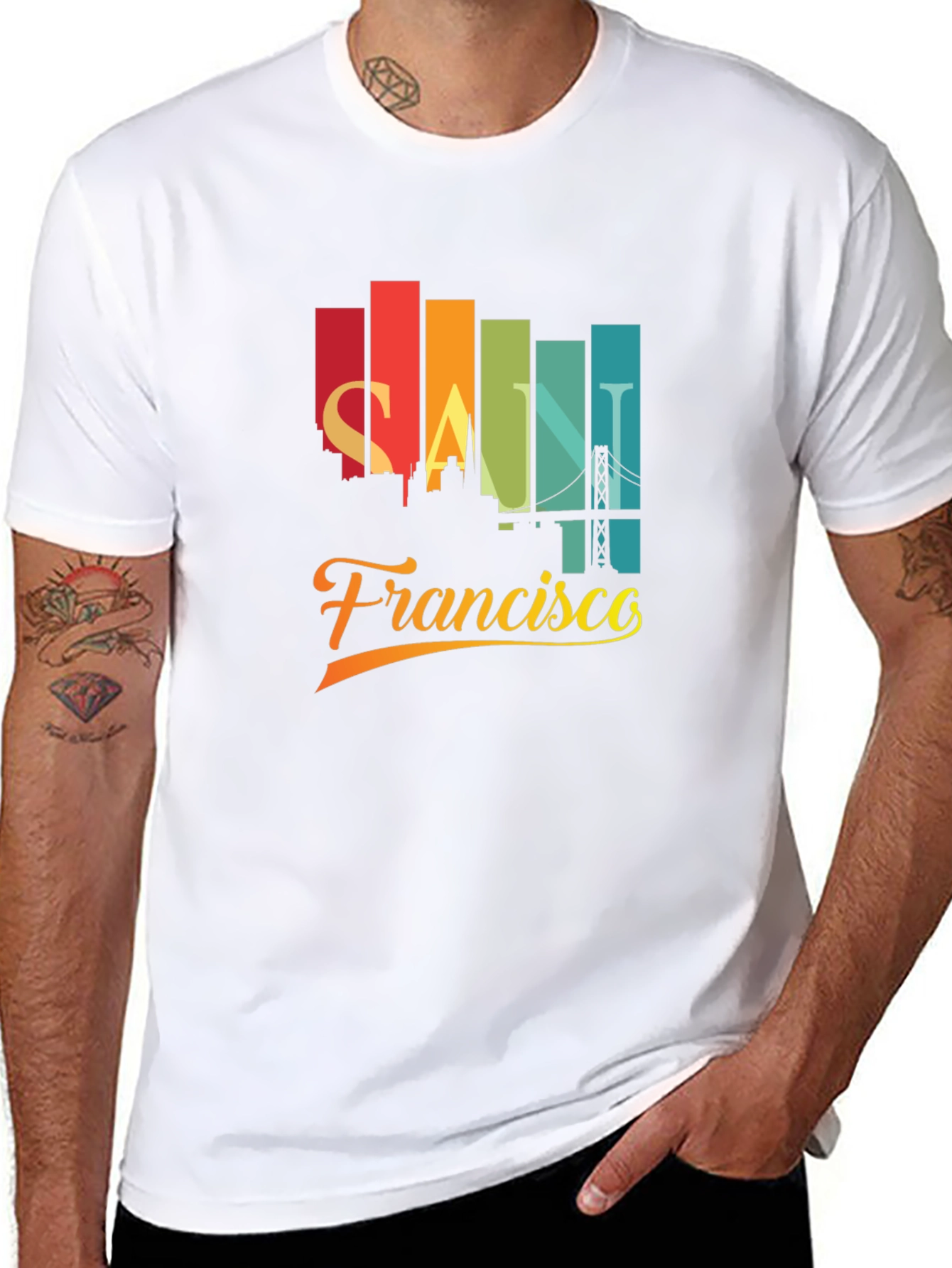 San Francisco Skyline Graphic T-Shirt