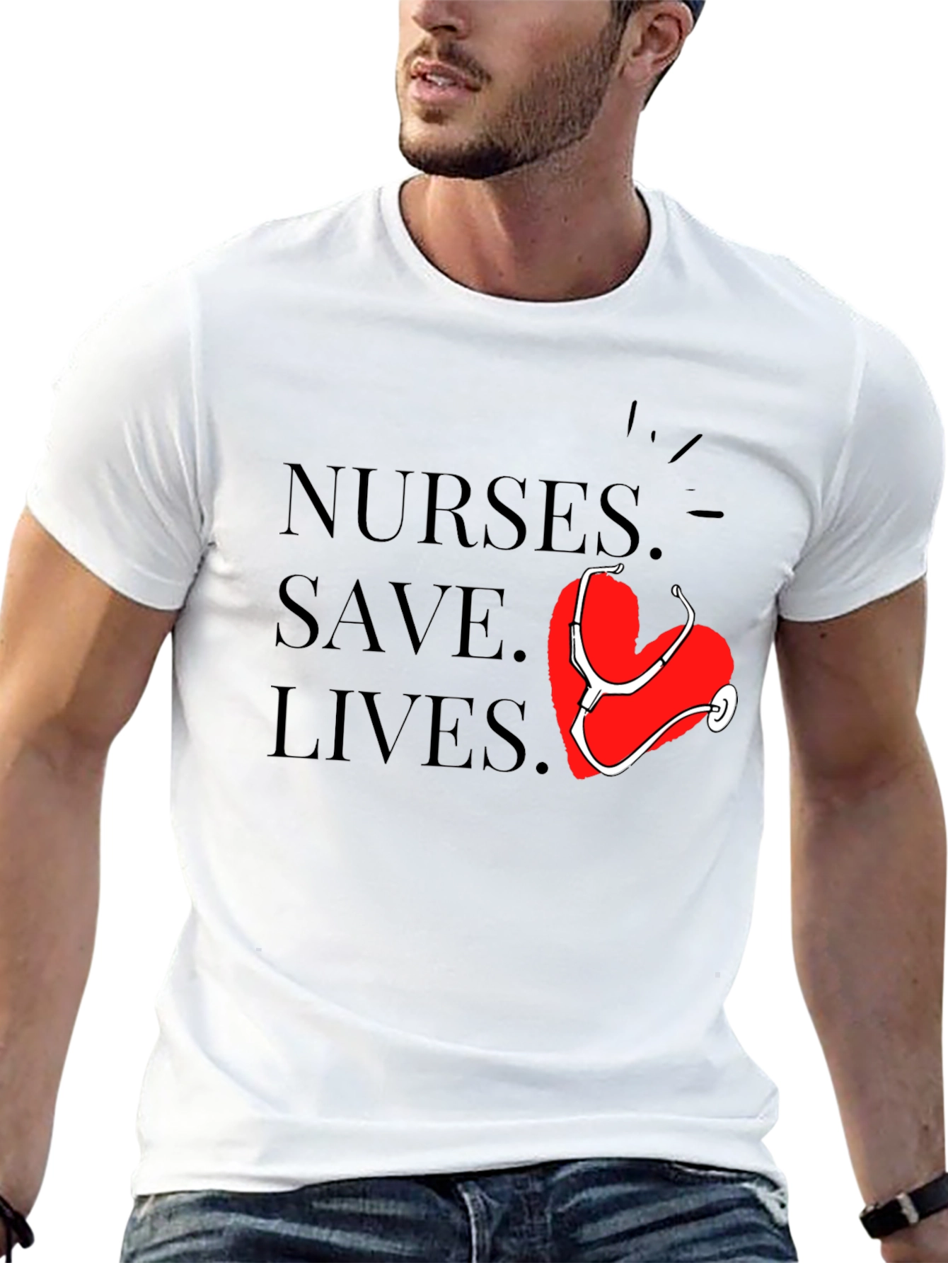 Nurses Save Lives Graphic Tee - Unisex