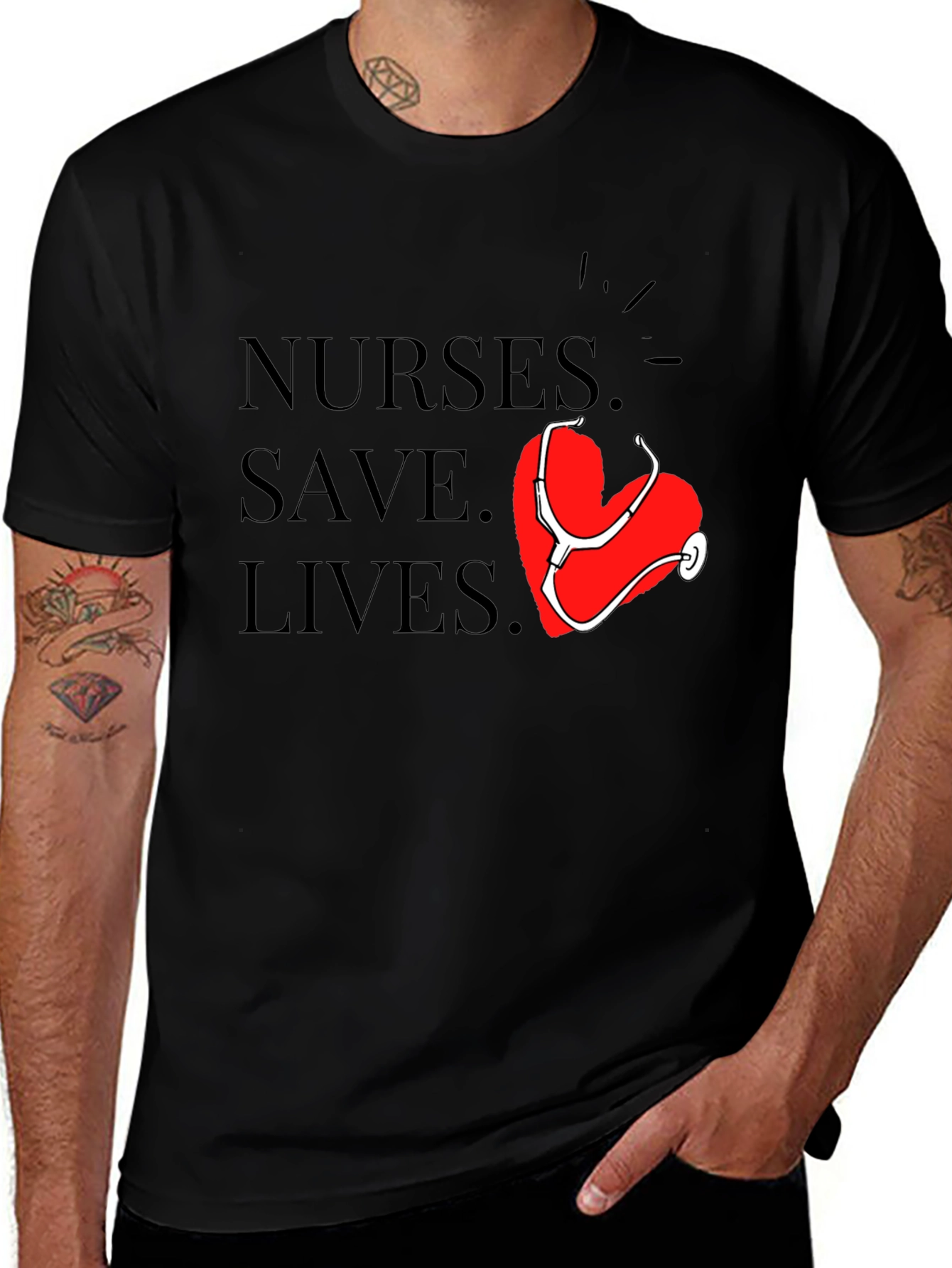 Nurses Save Lives Graphic Tee - Unisex