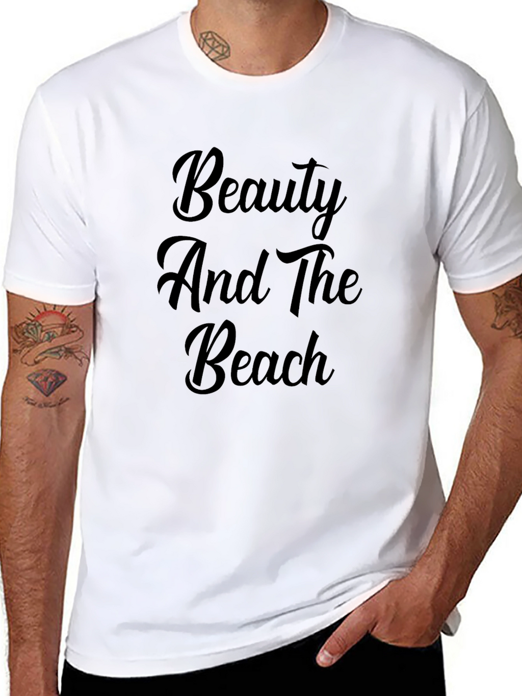 Beauty and the Beach Graphic T-Shirt