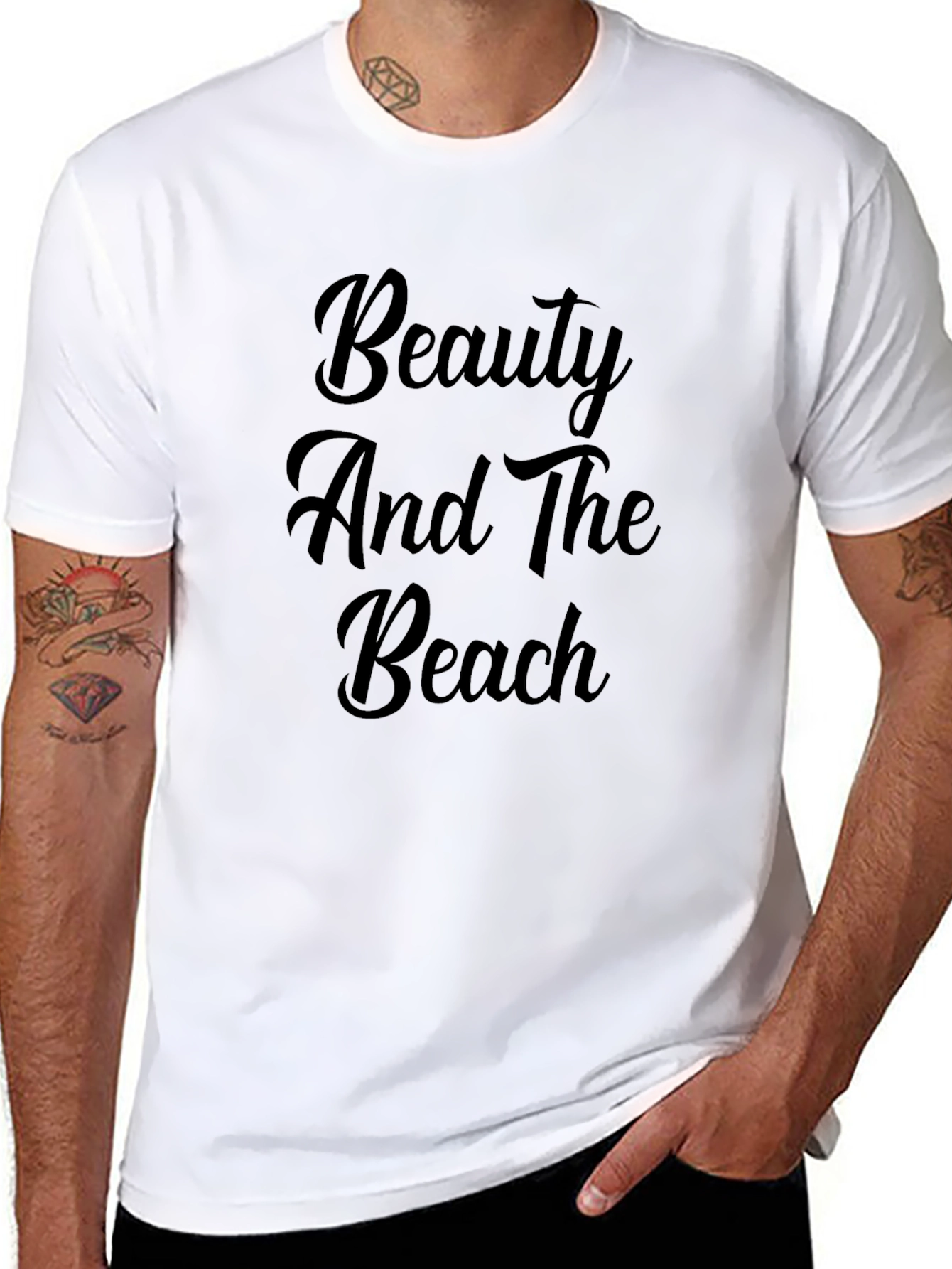 Beauty and the Beach Graphic T-Shirt