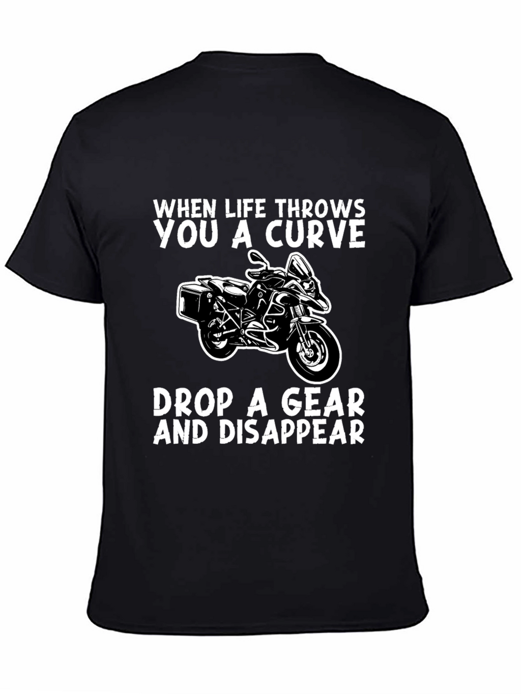 Curve Drop Gear Motorcycle Graphic Tee
