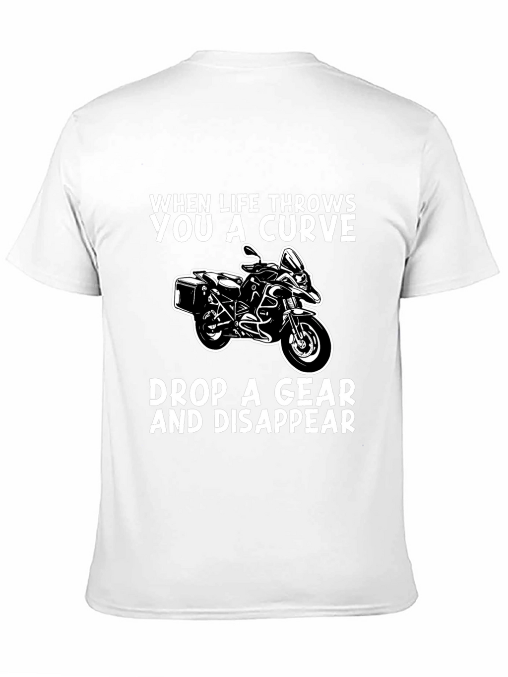 Curve Drop Gear Motorcycle Graphic Tee