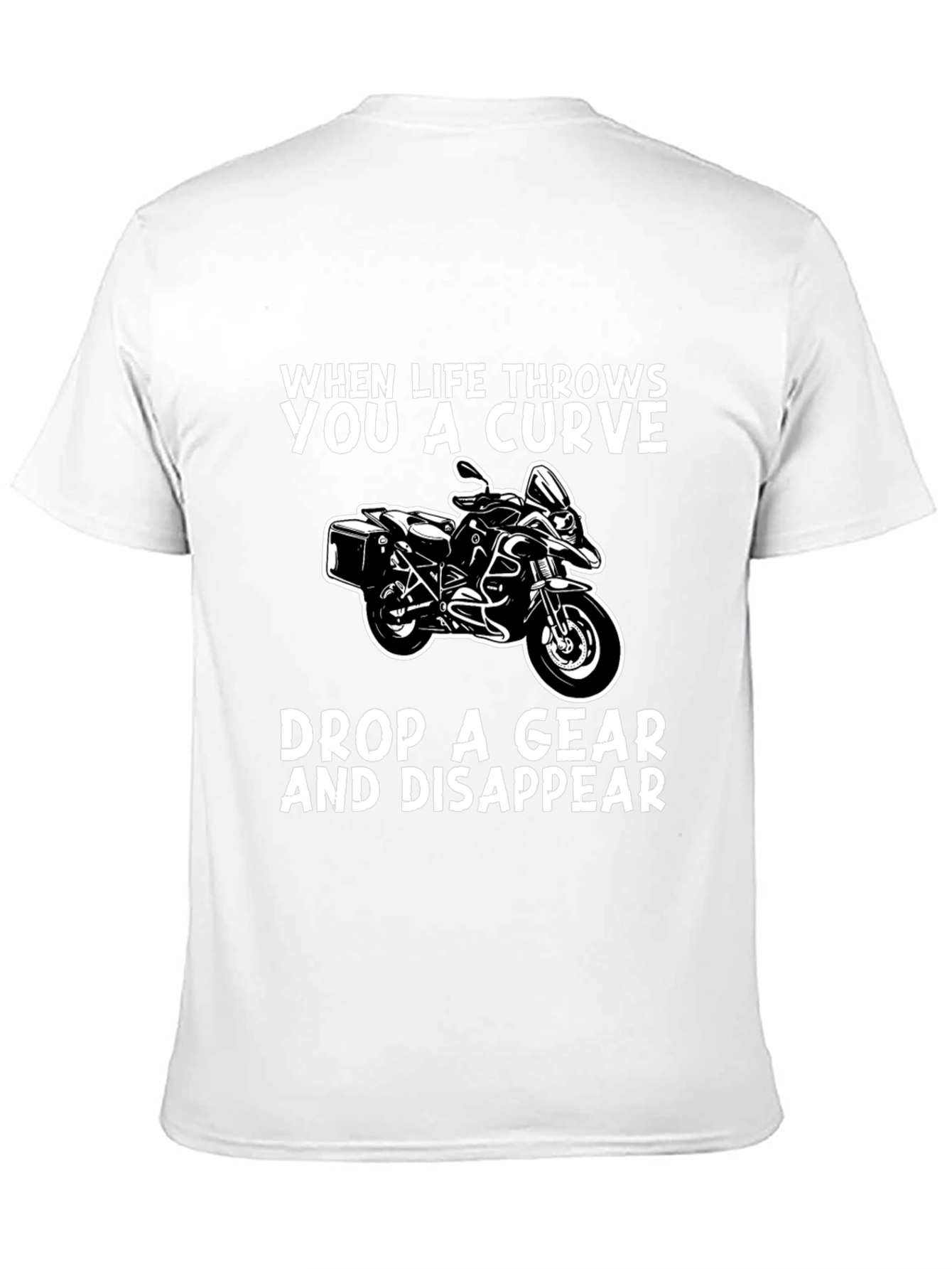 Curve Drop Gear Motorcycle Graphic Tee