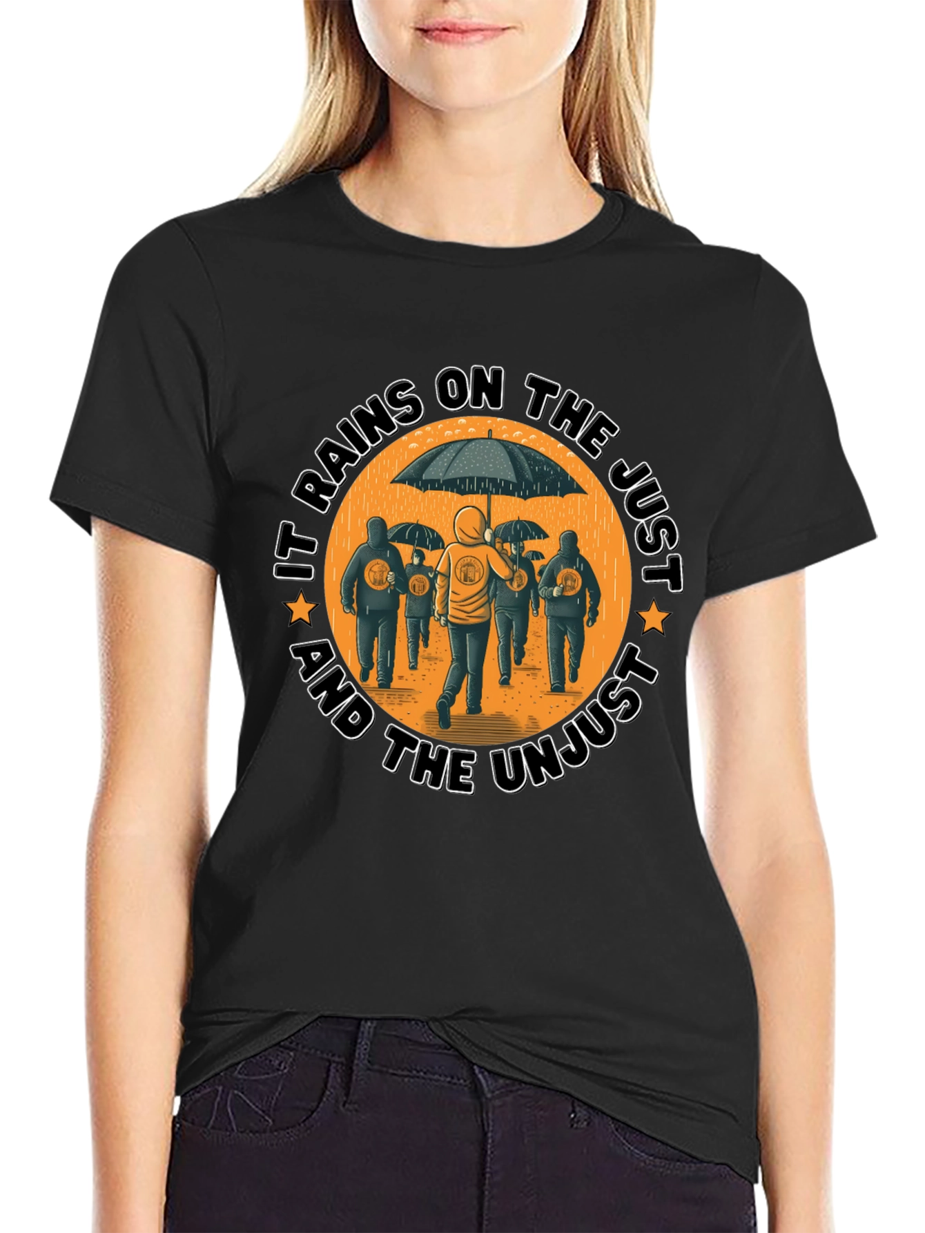 Bitcoin Rain Unisex T-Shirt