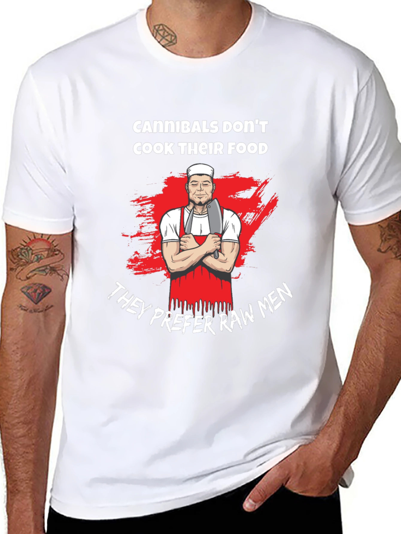 Cannibals Dont Cook Their Food T-Shirt