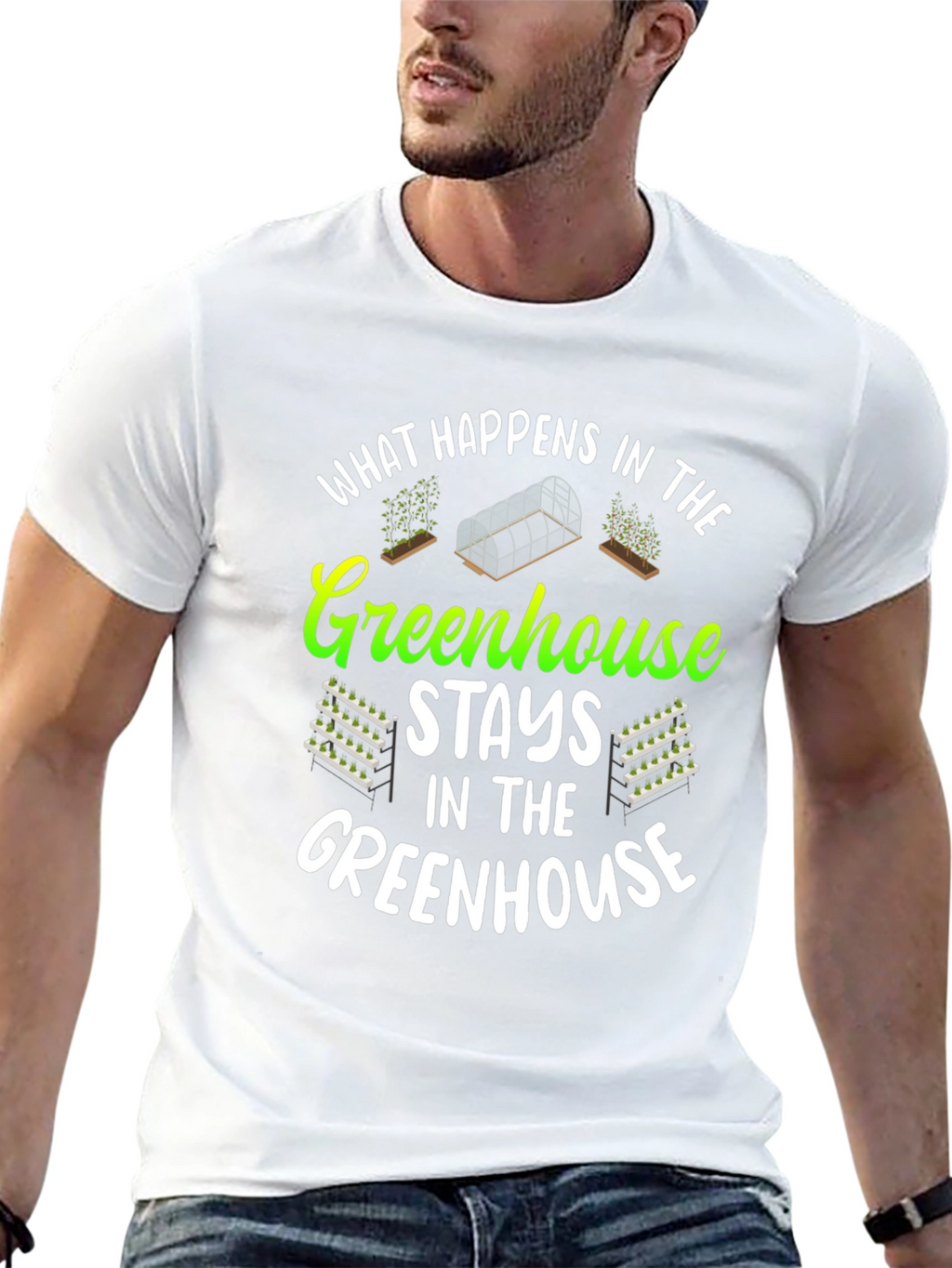 Greenhouse T-Shirt: What Happens In...