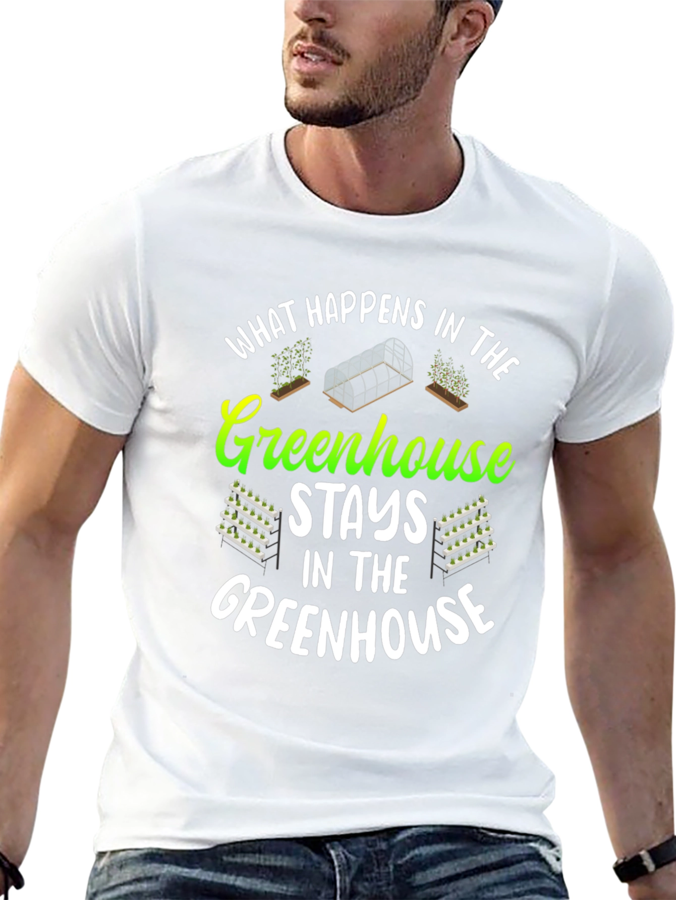 Greenhouse T-Shirt: What Happens In...