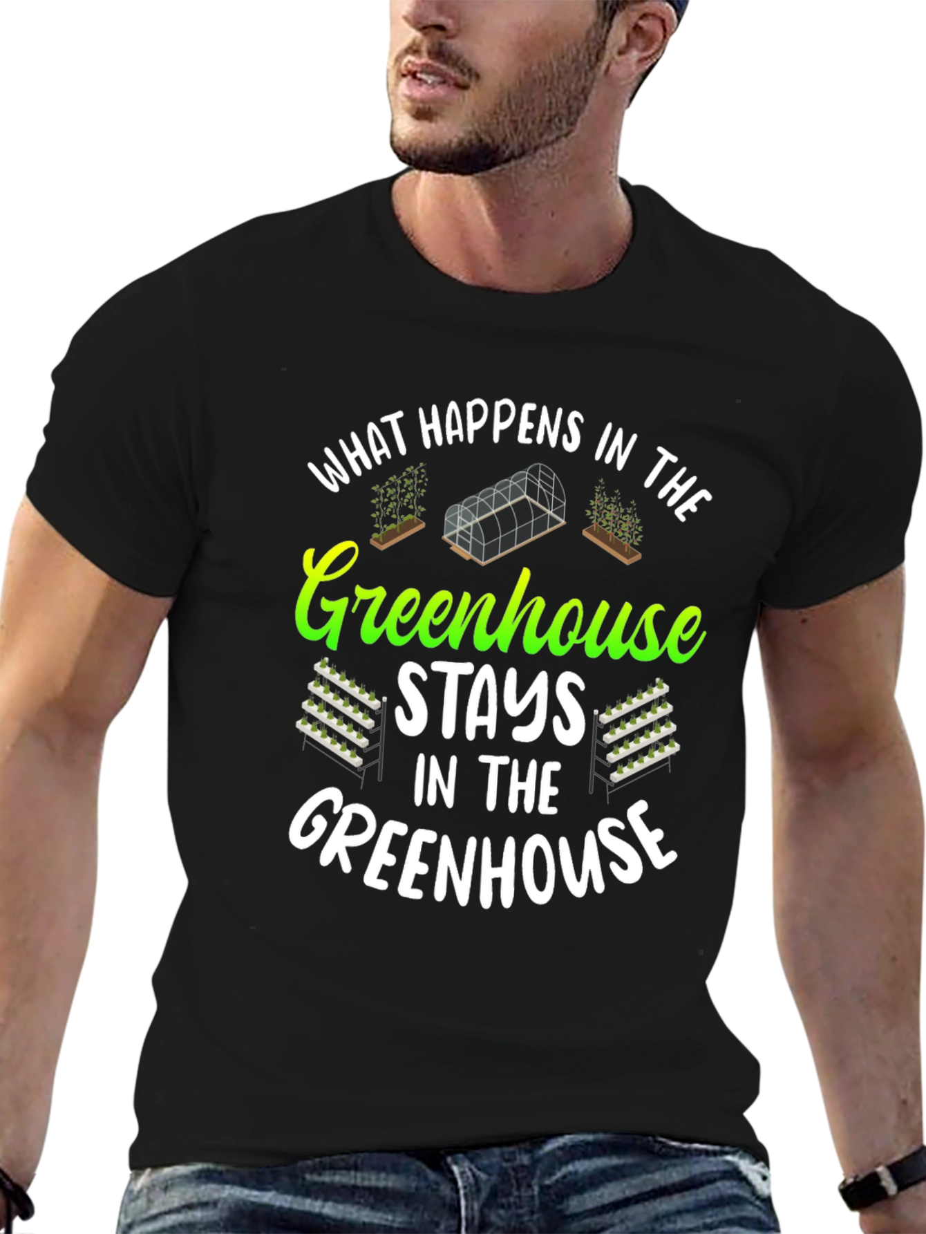 Greenhouse T-Shirt: What Happens In...