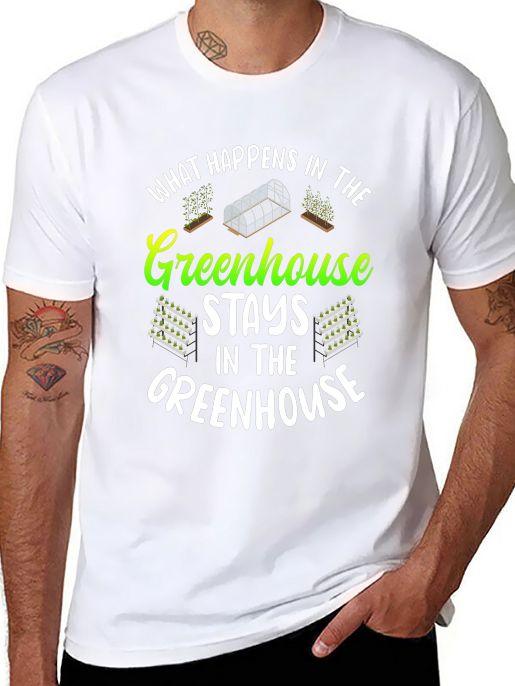 Greenhouse T-Shirt: What Happens In...