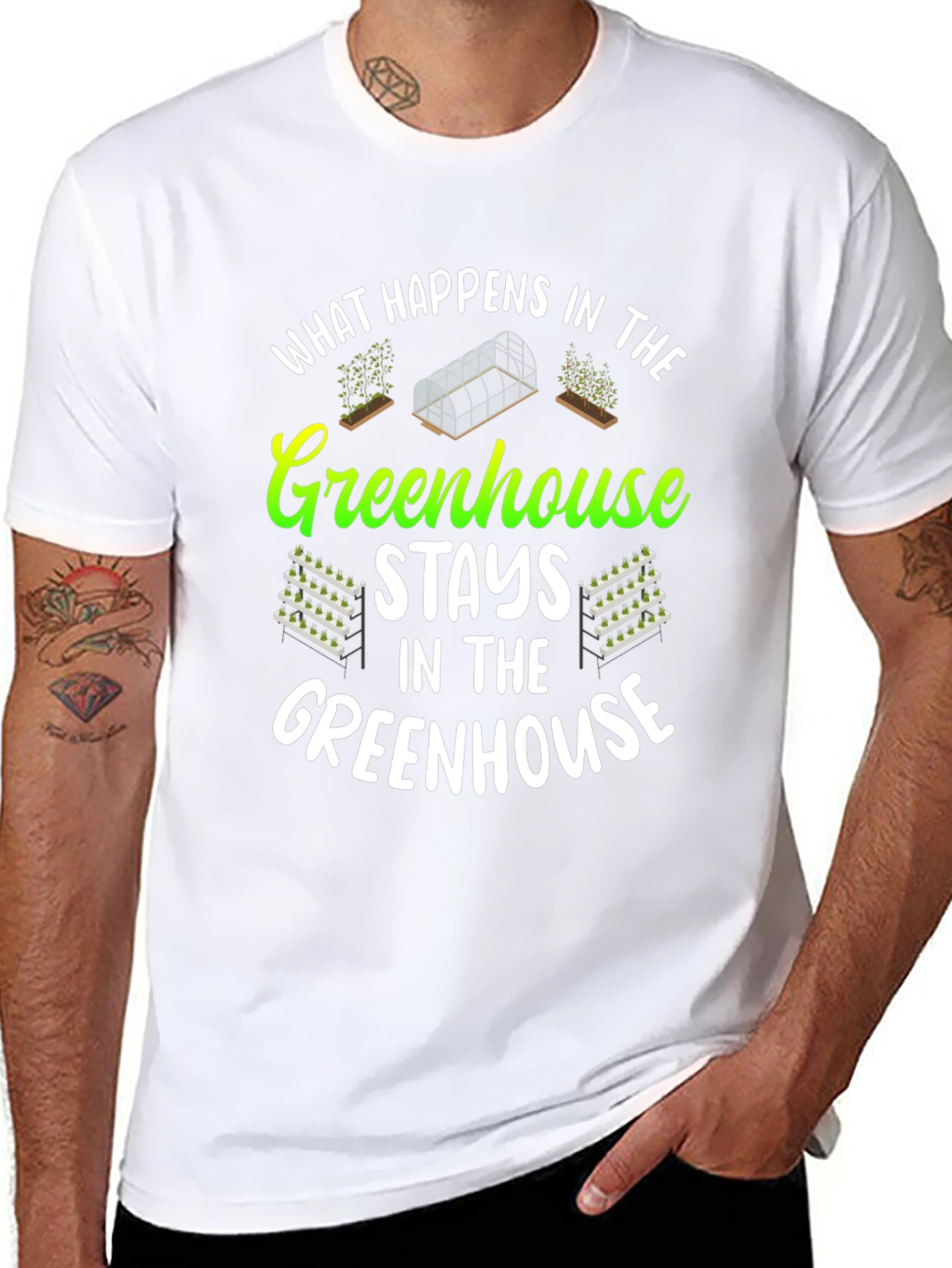 Greenhouse T-Shirt: What Happens In...
