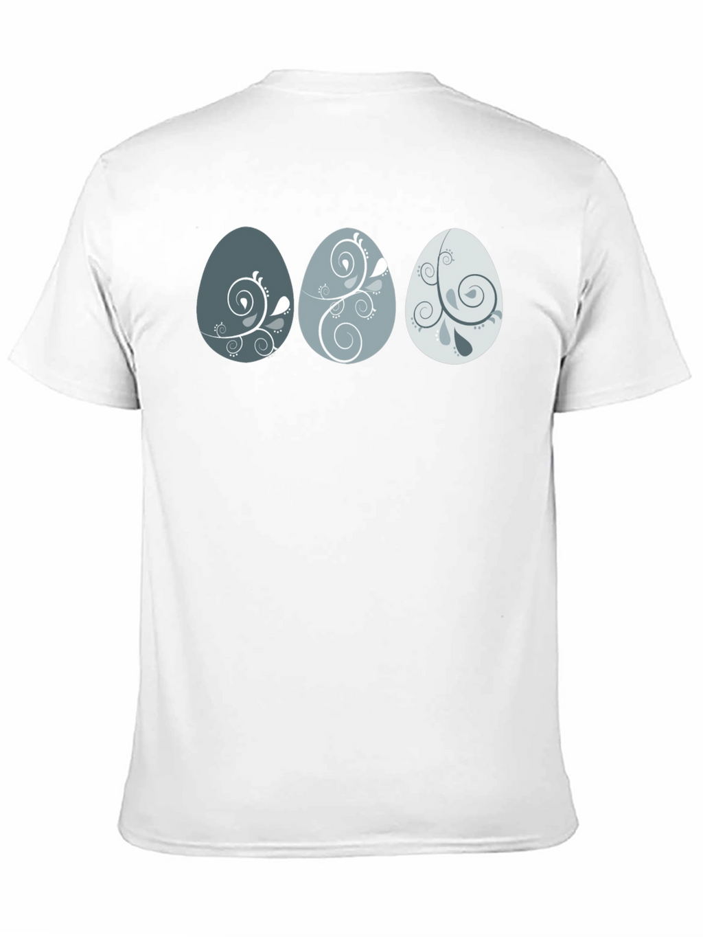 Egg Pattern Graphic Print Tee