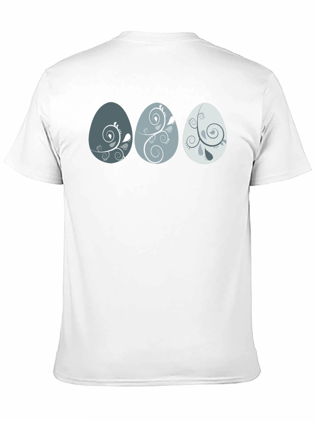 Egg Pattern Graphic Print Tee