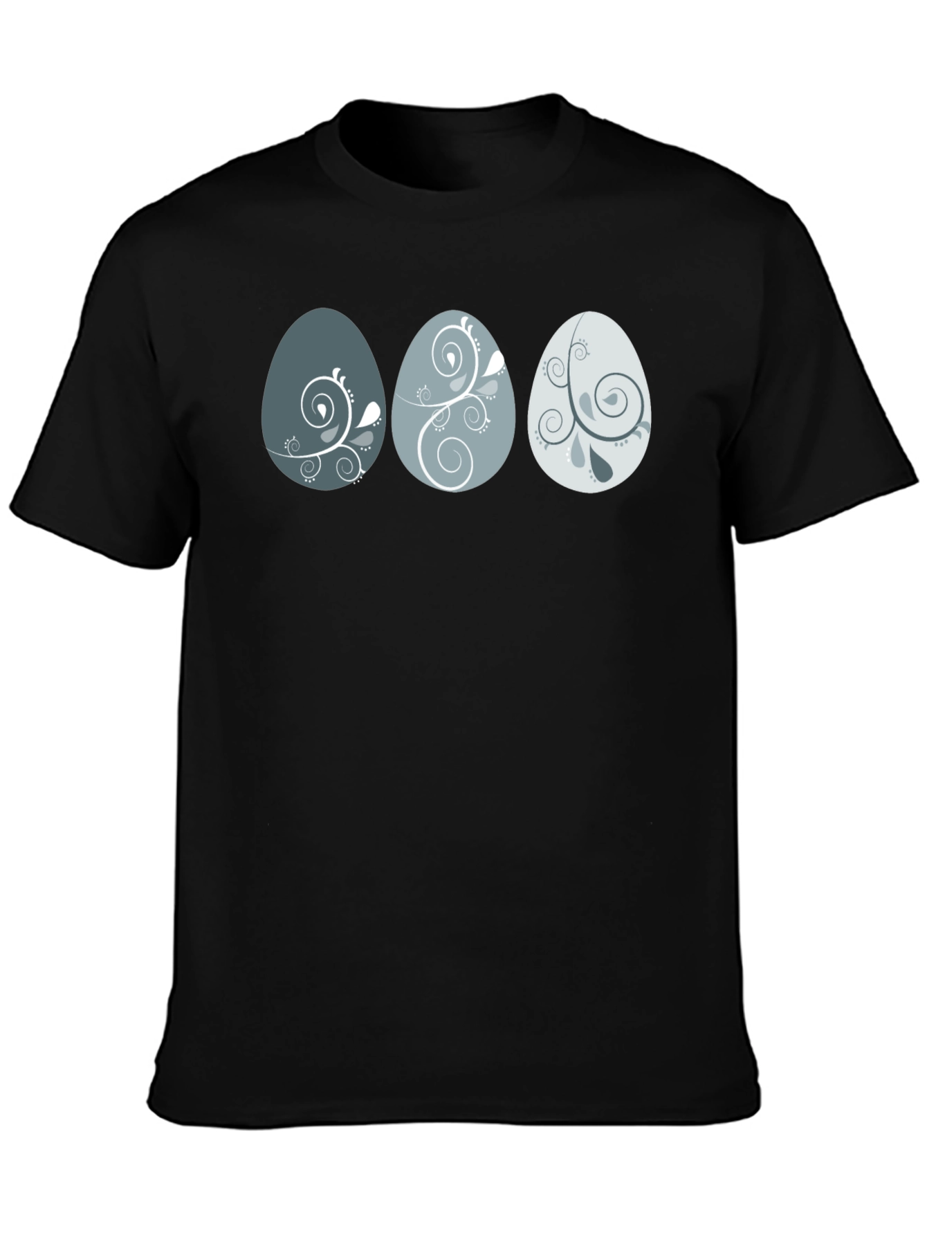 Egg Pattern Graphic Print Tee