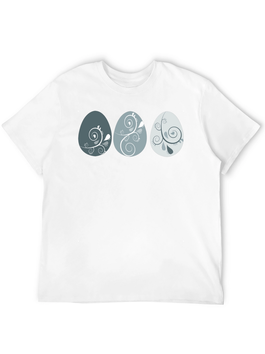 Egg Pattern Graphic Print Tee