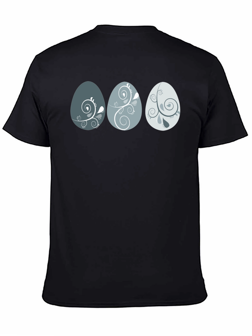 Egg Pattern Graphic Print Tee