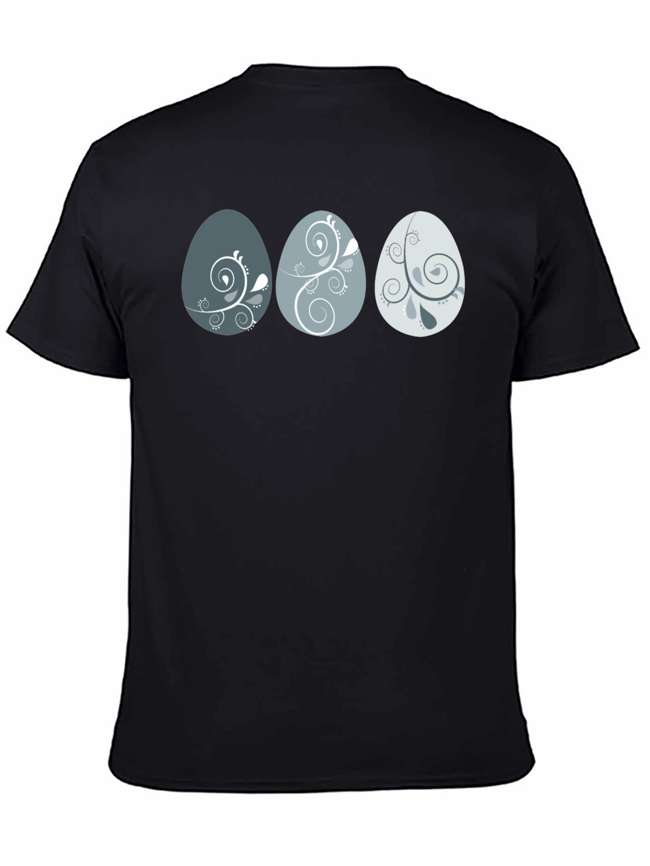 Egg Pattern Graphic Print Tee