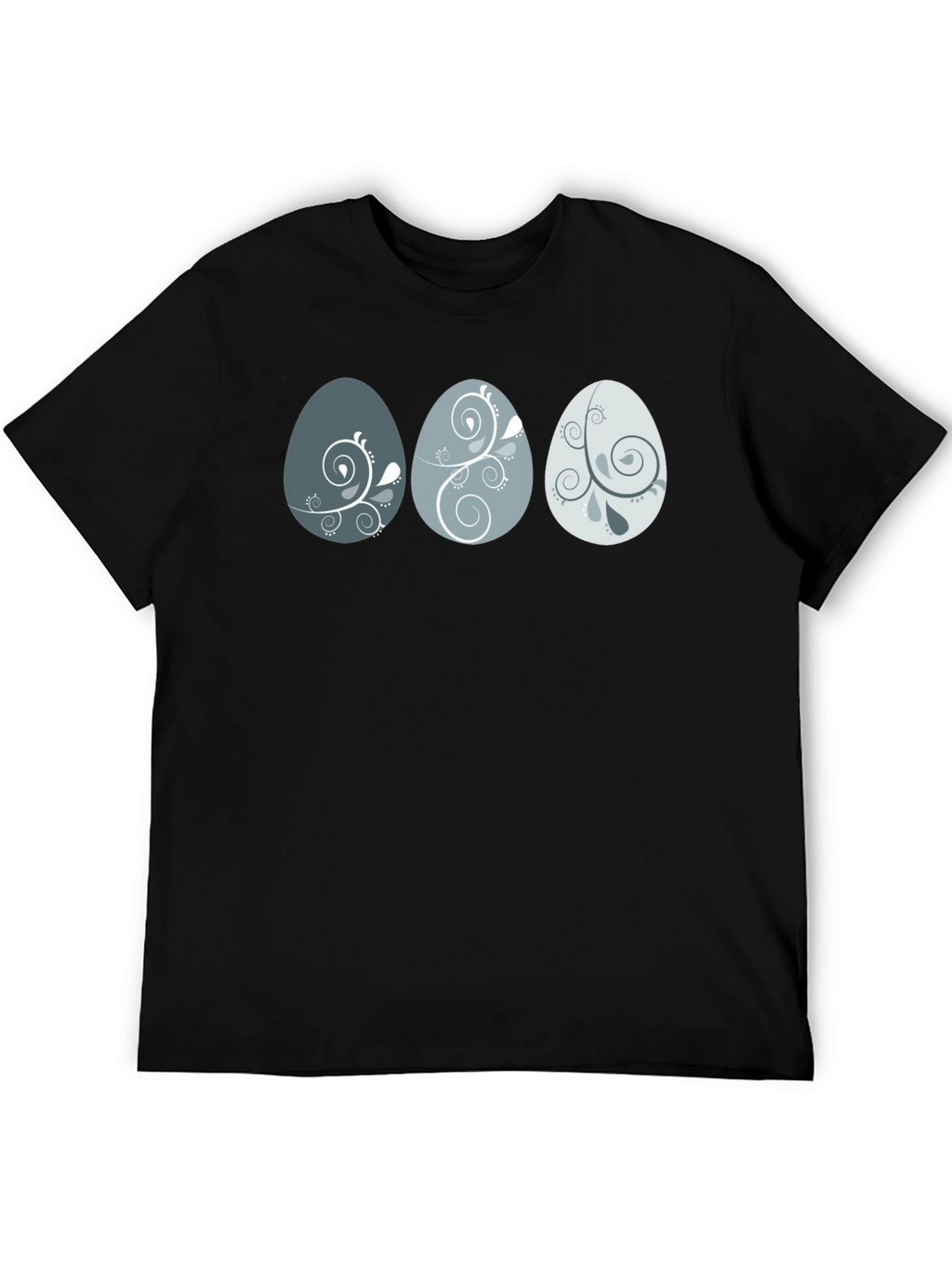 Egg Pattern Graphic Print Tee