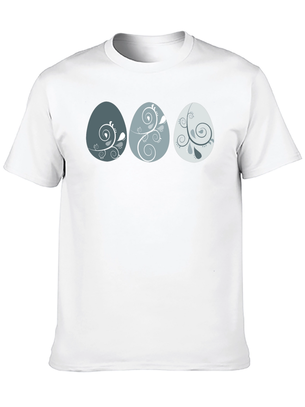 Egg Pattern Graphic Print Tee