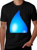 Cool Blue Graphic Tee - Soft Cotton Comfort