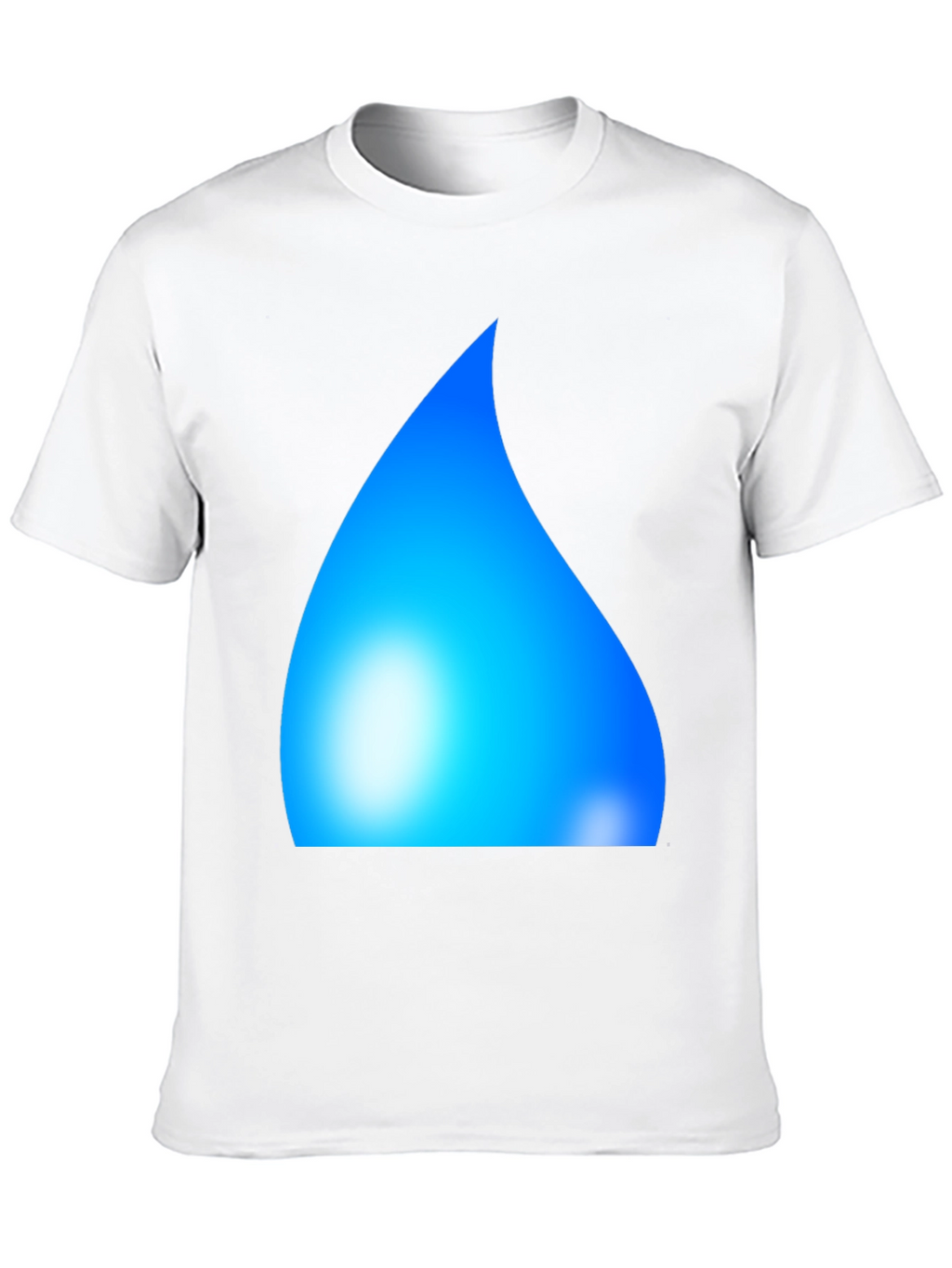 Cool Blue Graphic Tee - Soft Cotton Comfort