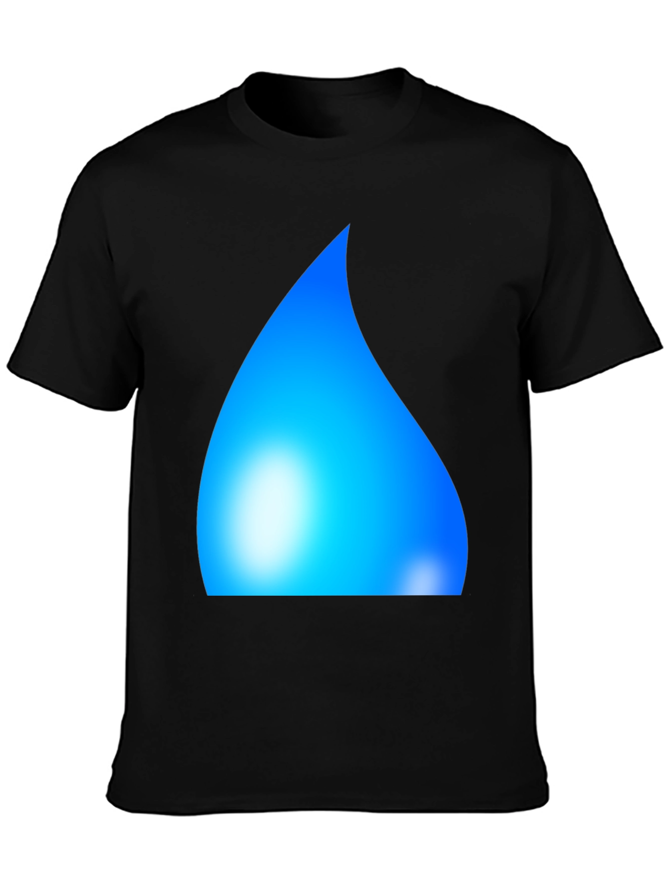 Cool Blue Graphic Tee - Soft Cotton Comfort