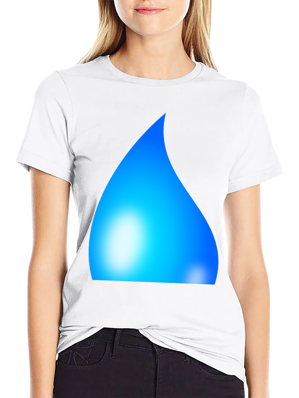 Cool Blue Graphic Tee - Soft Cotton Comfort