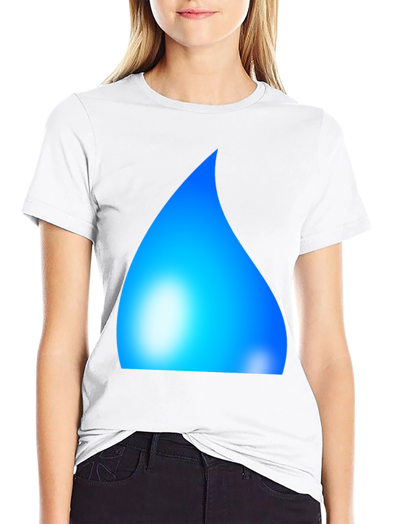 Cool Blue Graphic Tee - Soft Cotton Comfort
