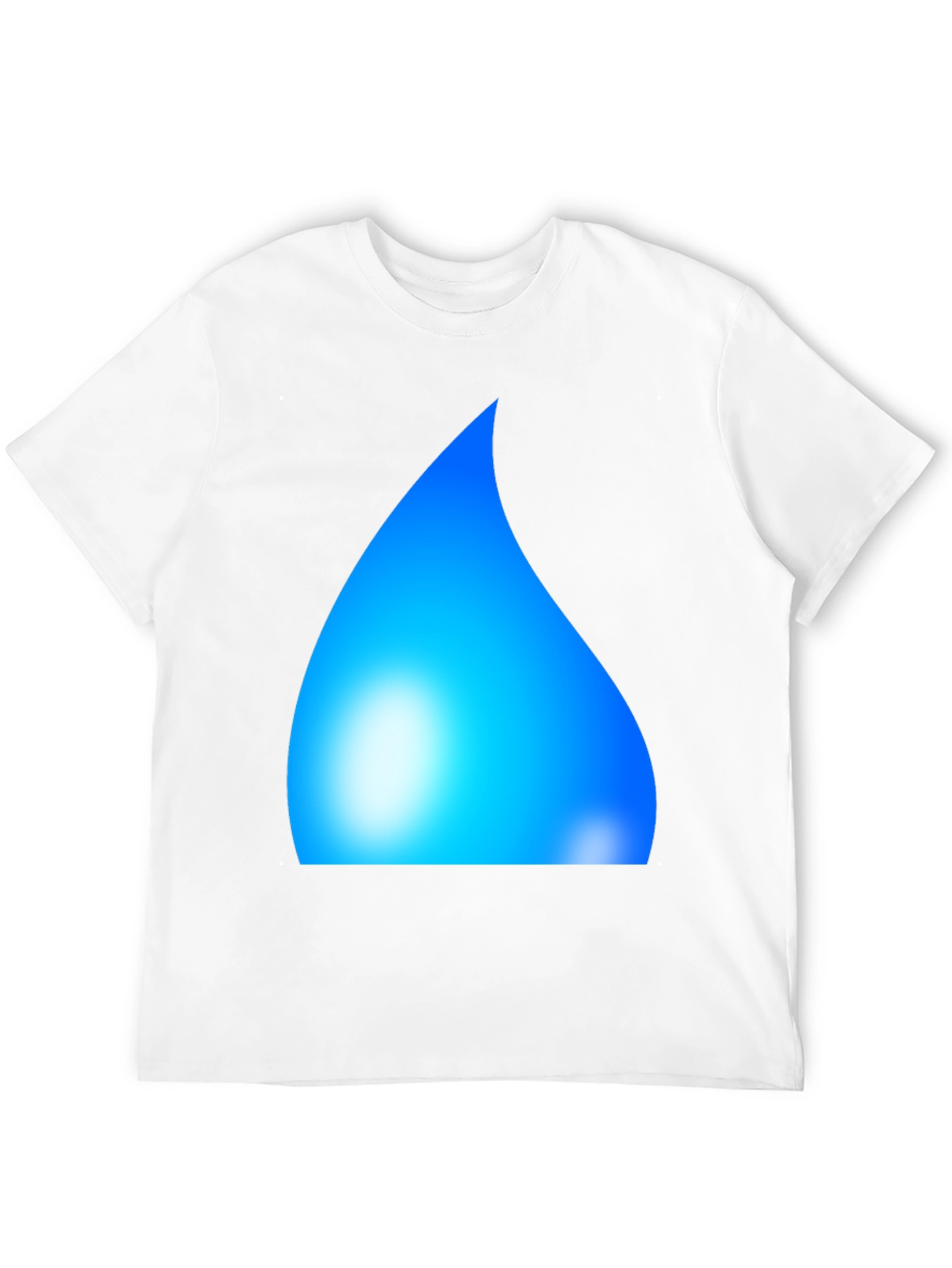 Cool Blue Graphic Tee - Soft Cotton Comfort