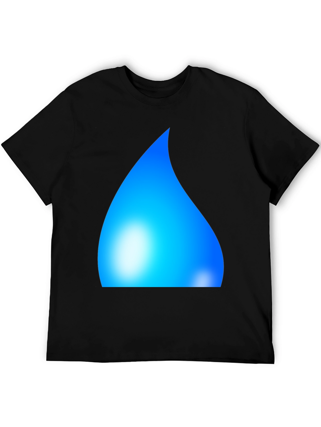 Cool Blue Graphic Tee - Soft Cotton Comfort
