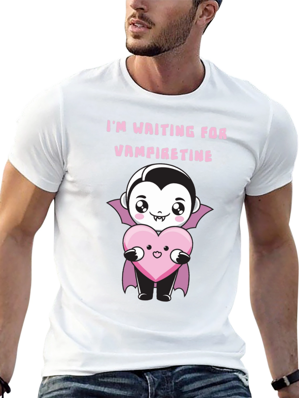 Vampire Valentine T-Shirt - Waiting for Vampiretine