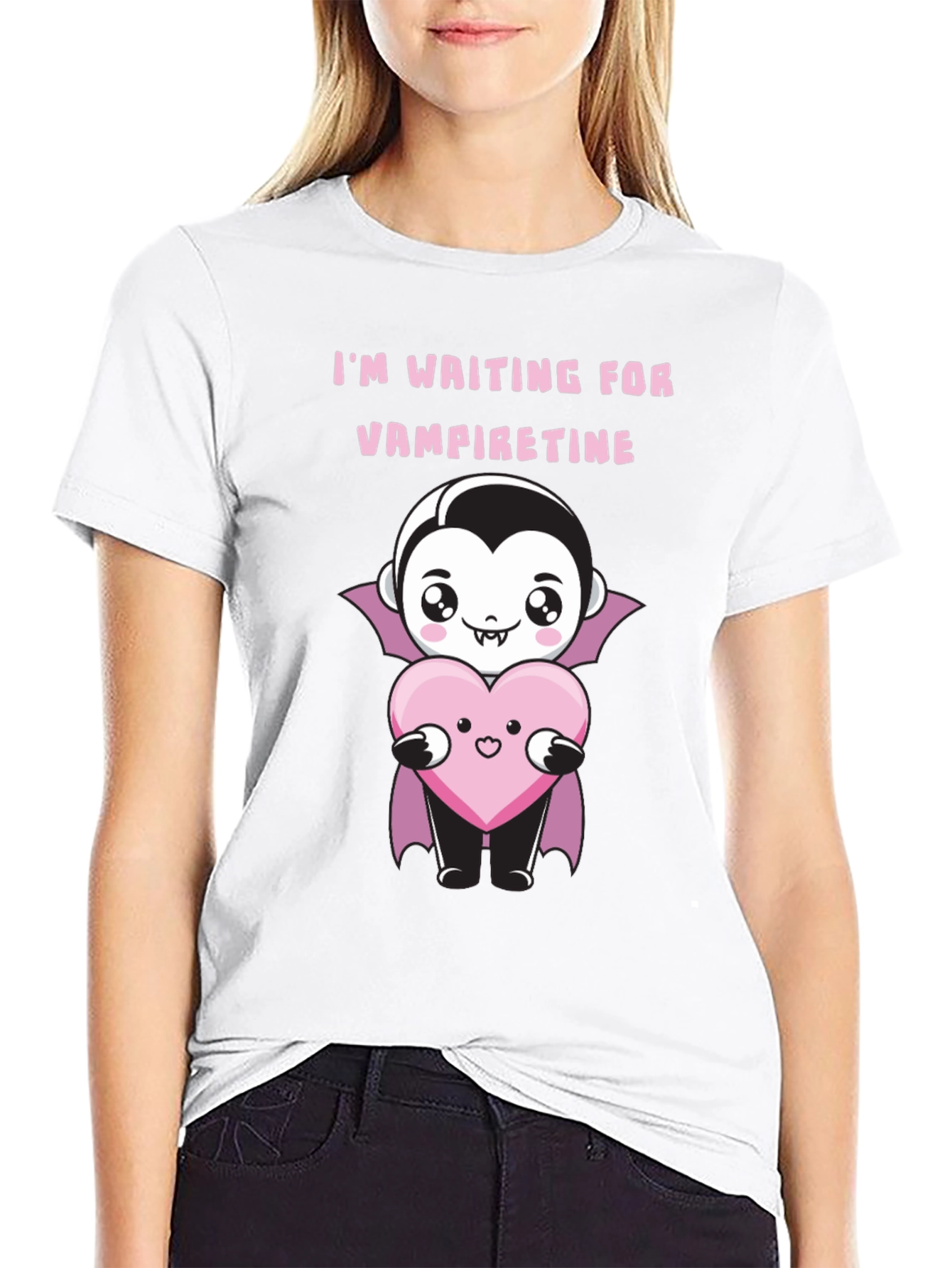 Vampire Valentine T-Shirt - Waiting for Vampiretine