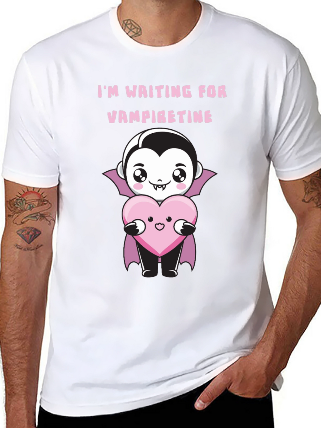 Vampire Valentine T-Shirt - Waiting for Vampiretine