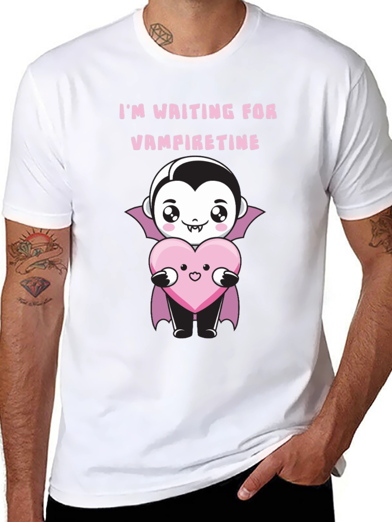 Vampire Valentine T-Shirt - Waiting for Vampiretine