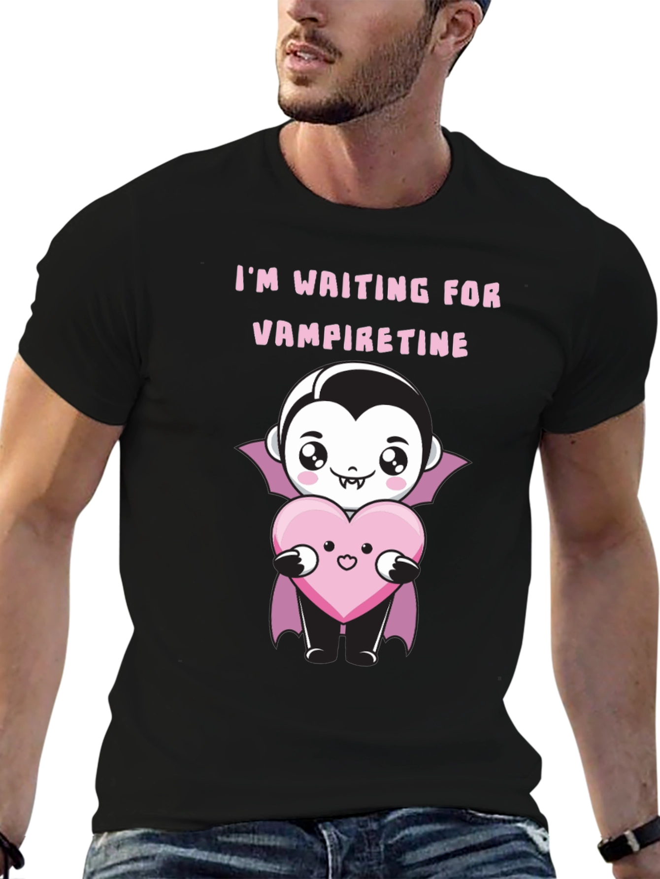 Vampire Valentine T-Shirt - Waiting for Vampiretine