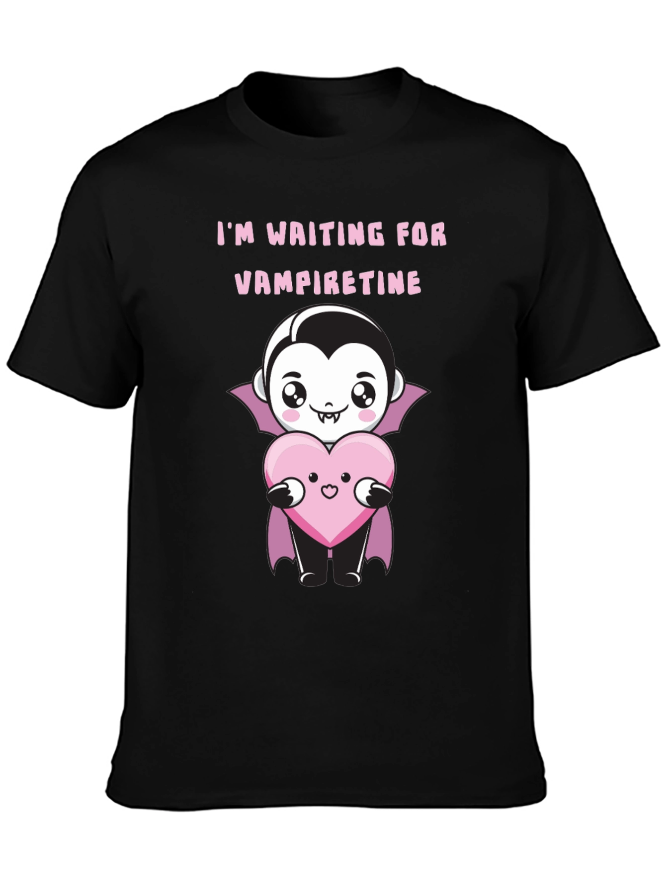 Vampire Valentine T-Shirt - Waiting for Vampiretine