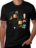 Retro Atomic Age T-Shirt - Mid-Century Modern Design