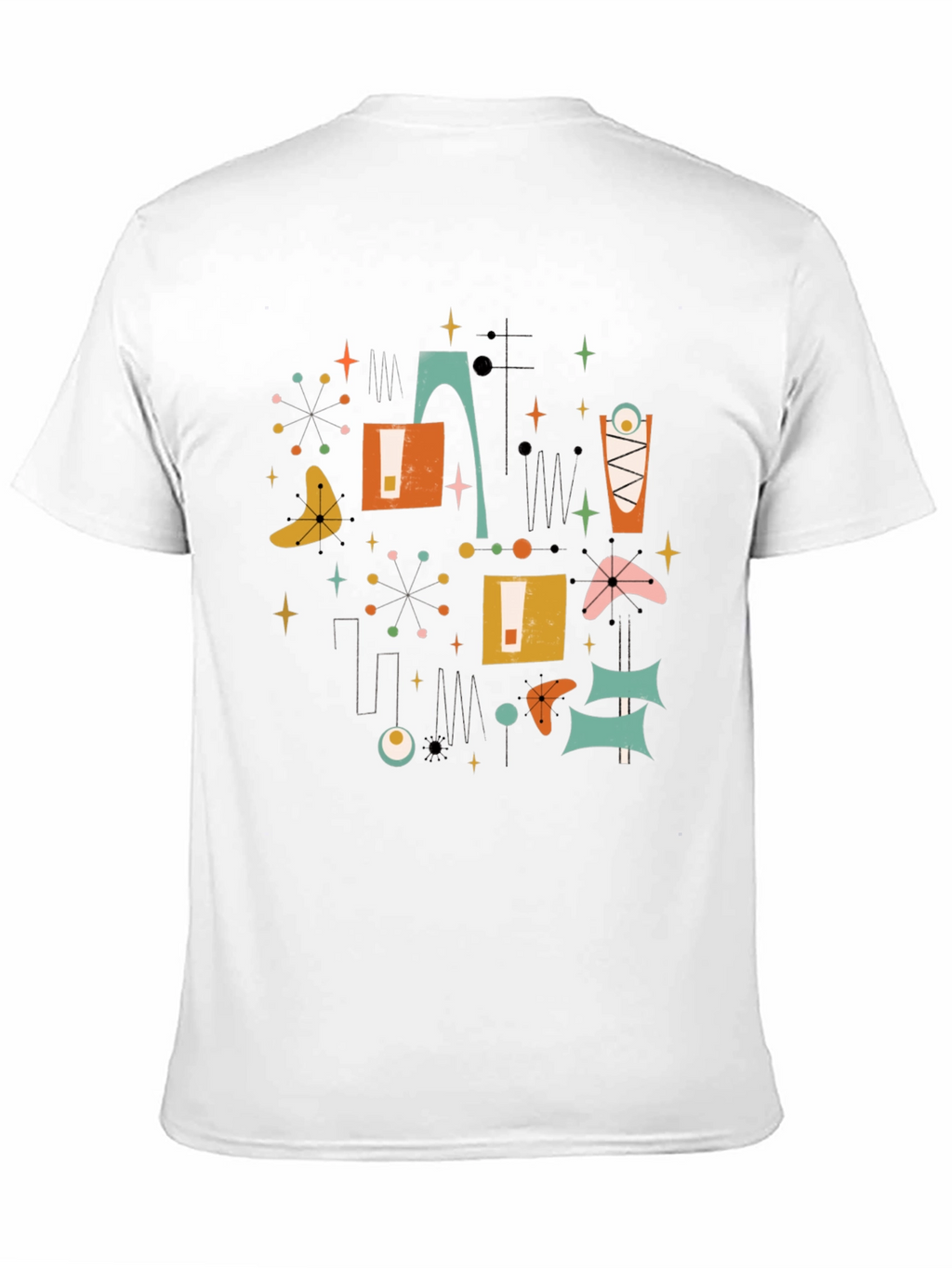 Retro Atomic Age T-Shirt - Mid-Century Modern Design