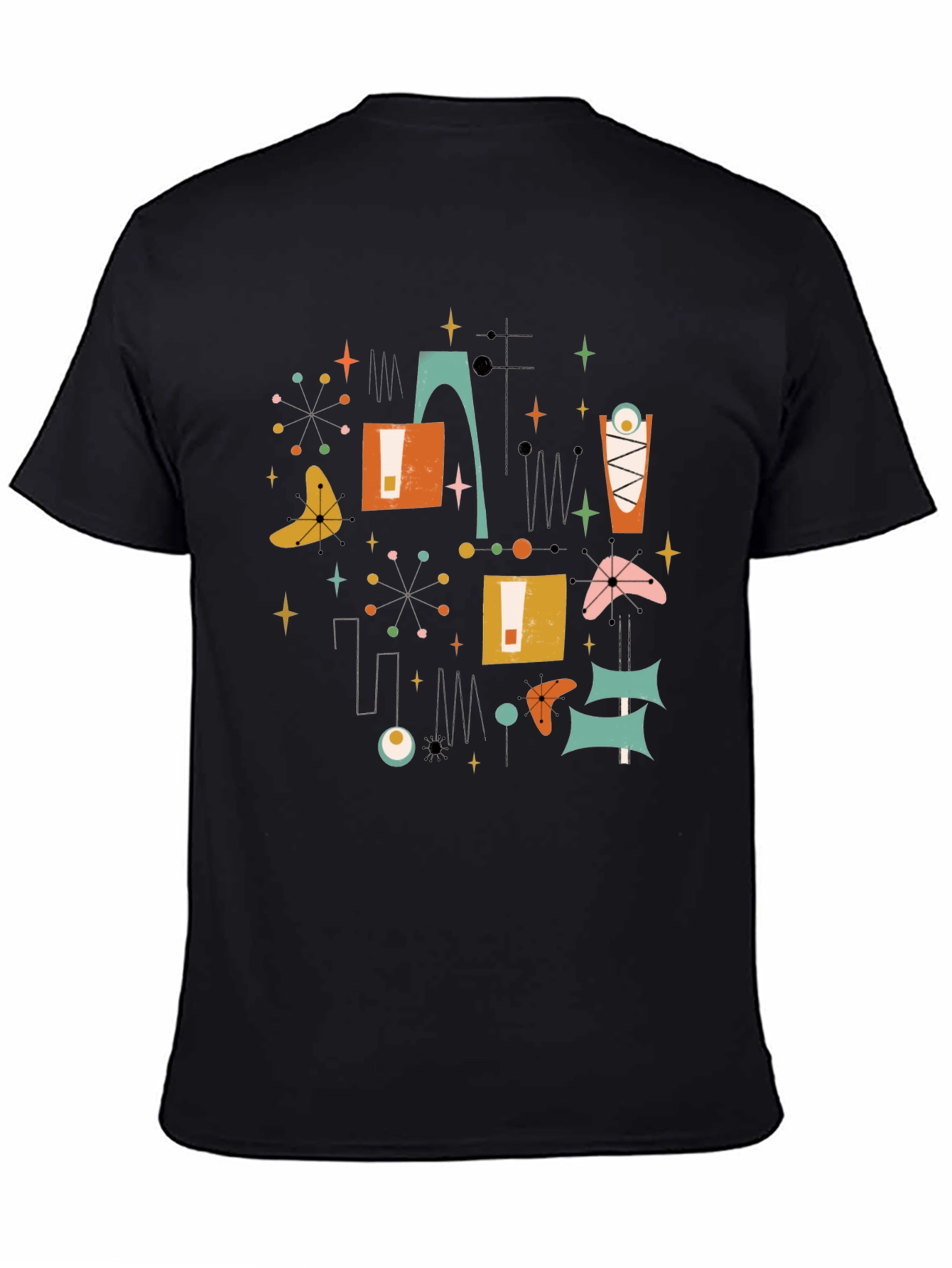 Retro Atomic Age T-Shirt - Mid-Century Modern Design