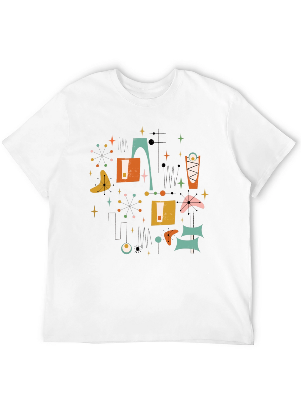 Retro Atomic Age T-Shirt - Mid-Century Modern Design