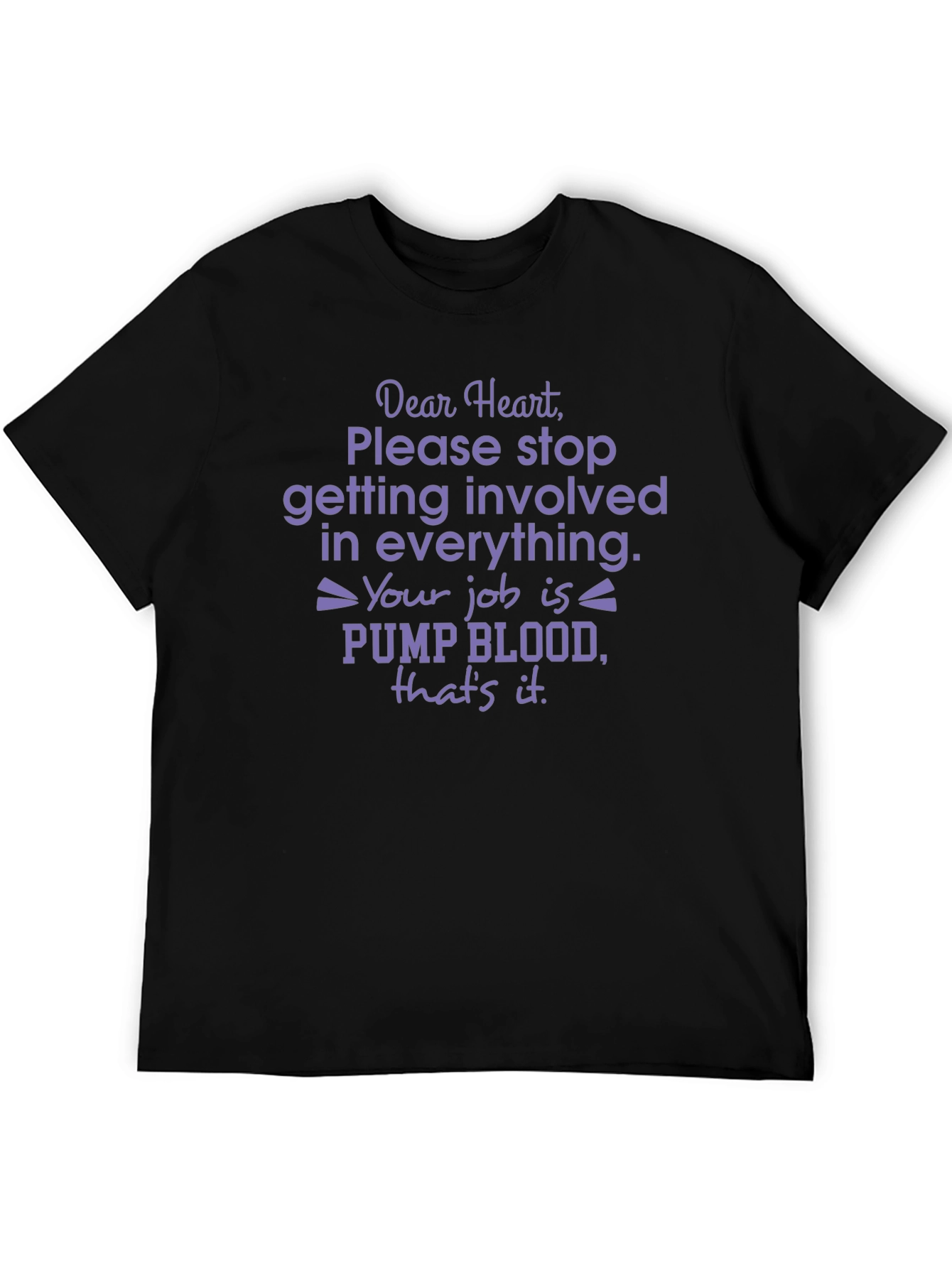 Dear Heart Funny Graphic T-Shirt