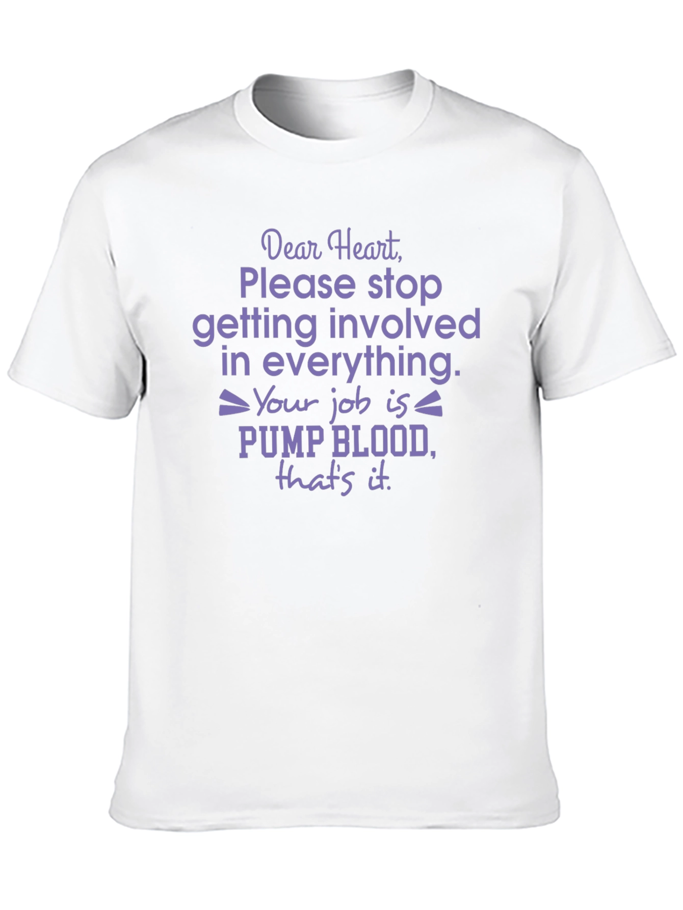Dear Heart Funny Graphic T-Shirt