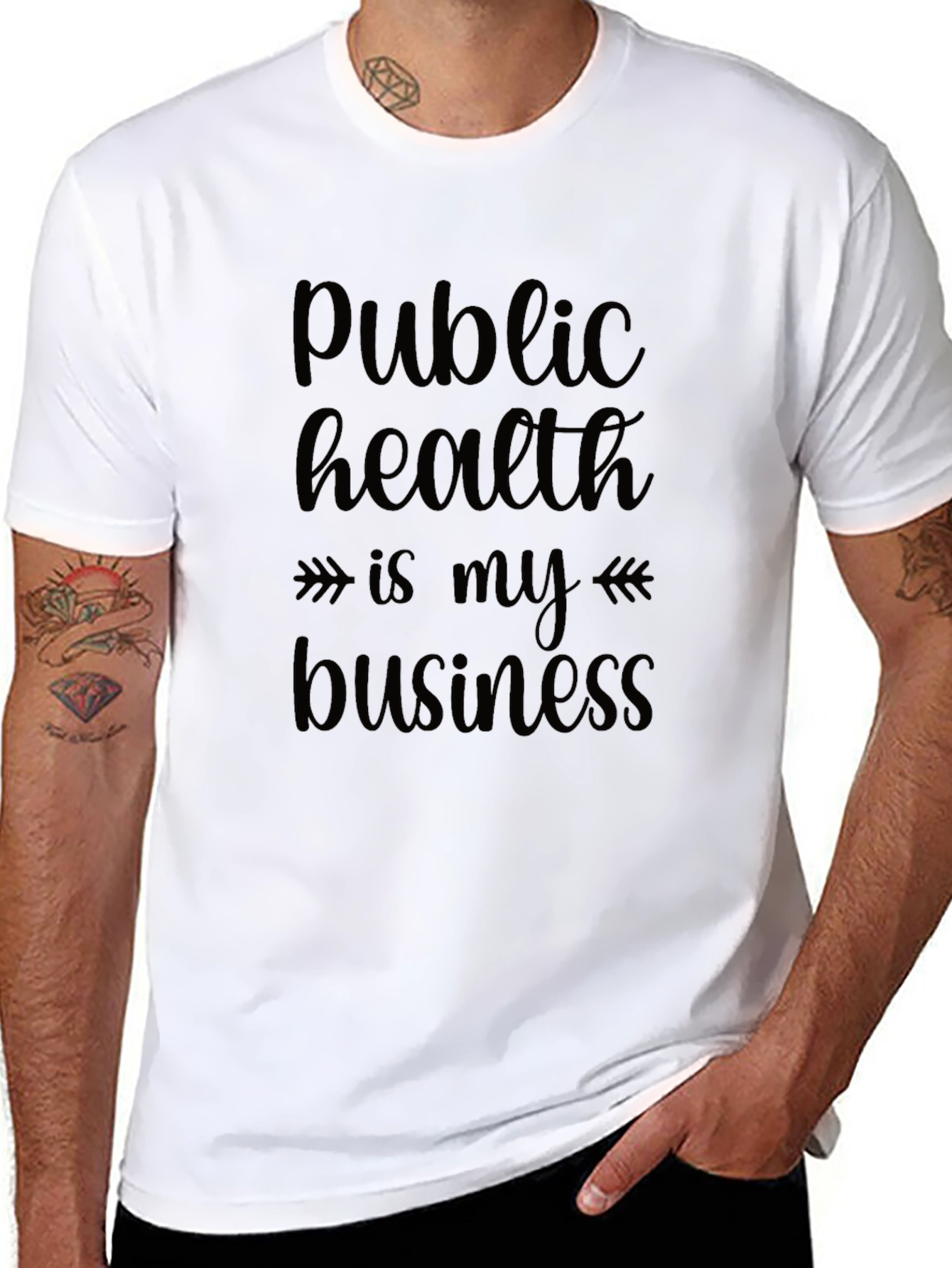 Public Health is My Business Black T-Shirt
