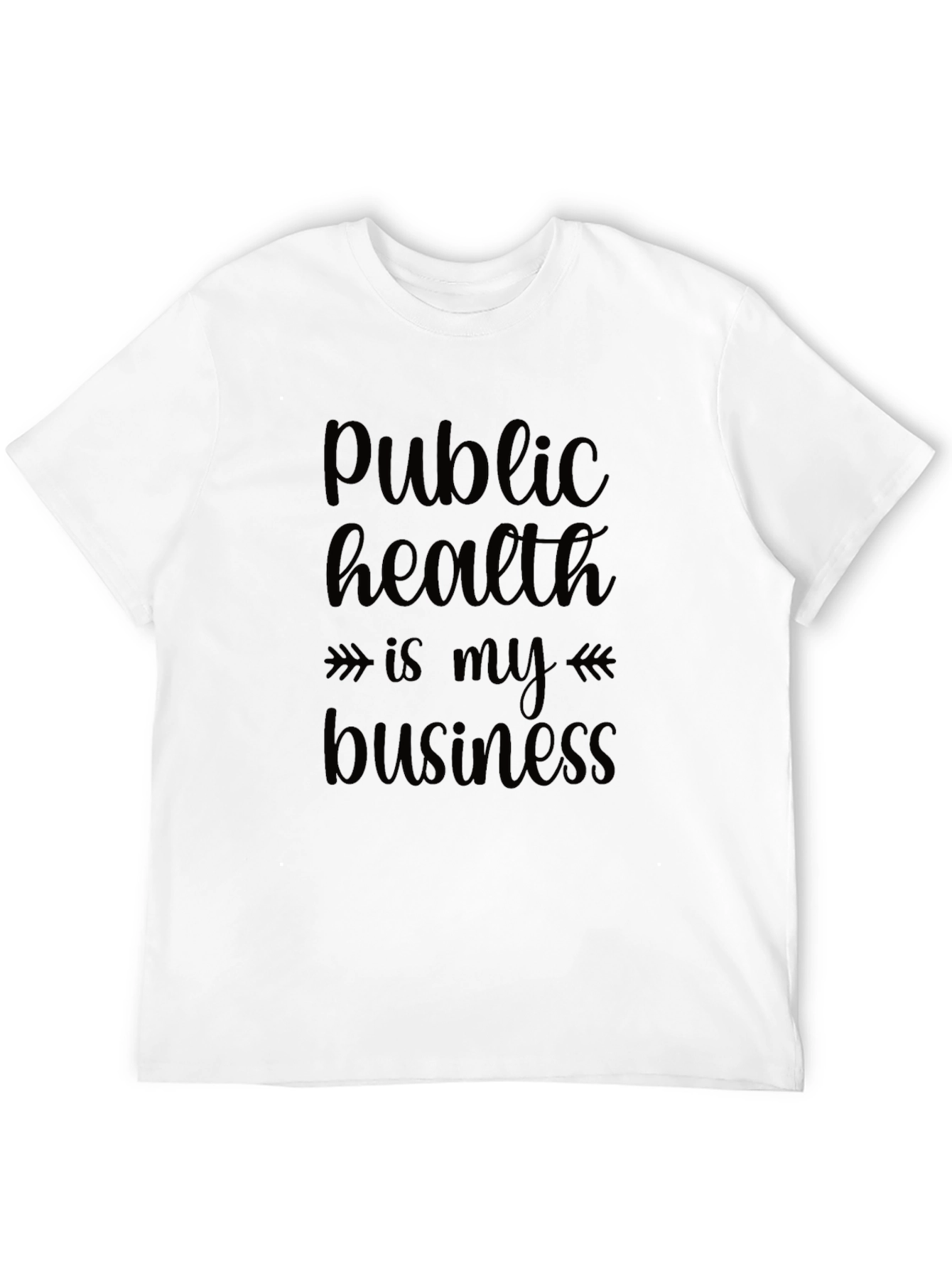 Public Health is My Business Black T-Shirt