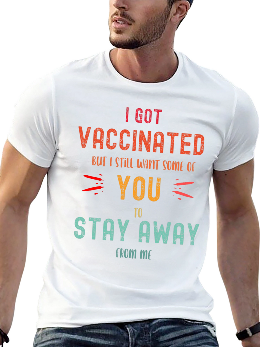 Vaccinated Funny Graphic T-Shirt